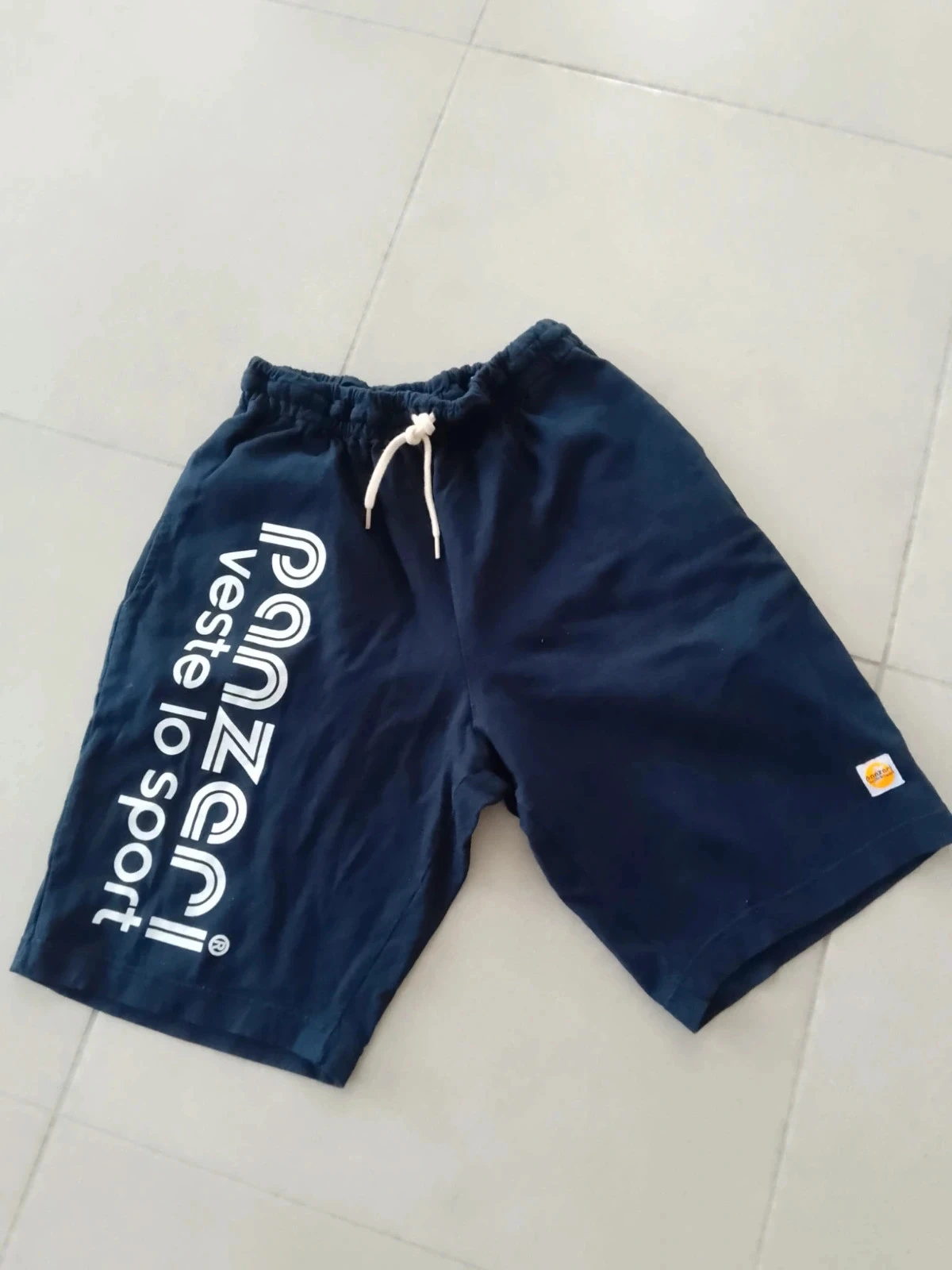 Short bleu Panzeri taille IV M